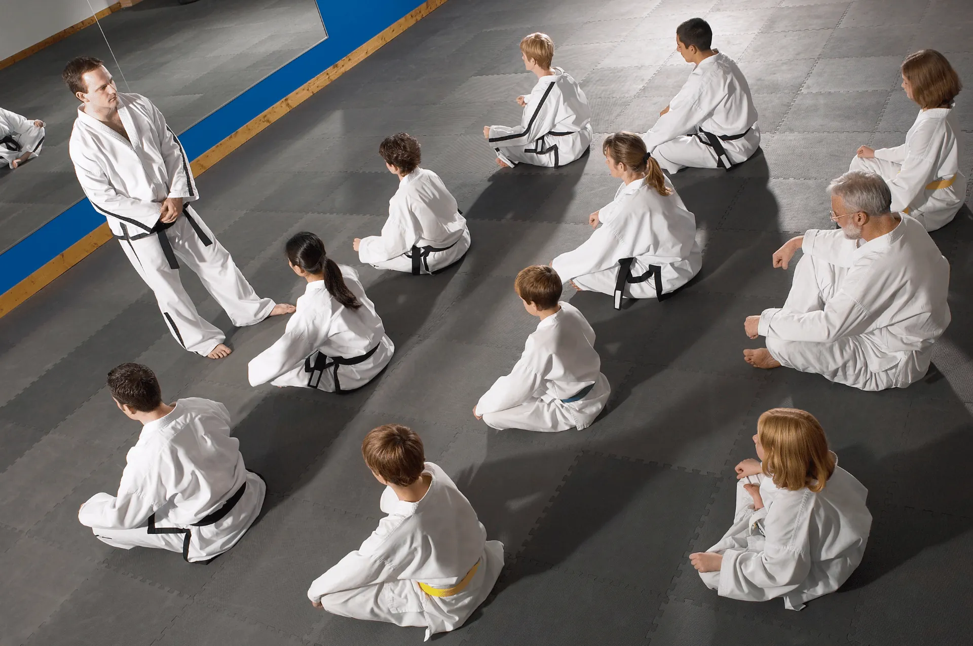 Students training at Get Tuff Kickboxing